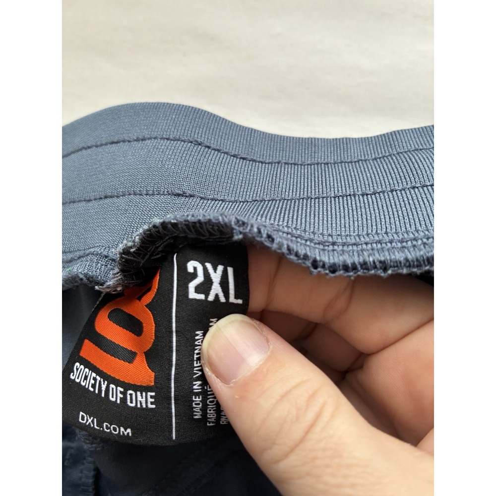 Society Of One DXL Jogger Pants Men's 2XL Blue 29" Inseam Casual Pockets Pull On - Picture 4 of 8